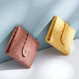 Embroidered Card Bag Women's Short Wallet Mini Zero Wallet