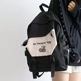 Girl's Embroidered Schoolbag, Junior Student Backpack