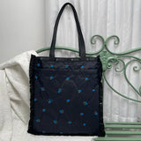 Embroidered Orchid Bag Casual Shoulder Handbag Tote Bag