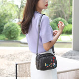 Soft PU Leather Mini Messenger Bag for Women in Brown