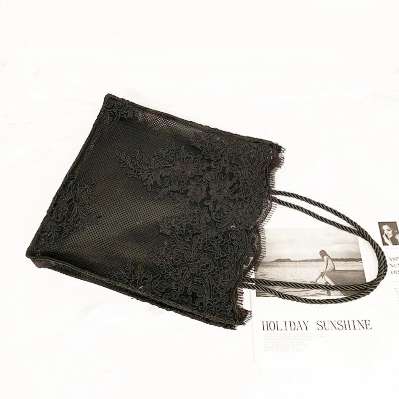 Vintage Embroidery Flower Shoulder Bag for Women
