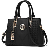 Embroidery Messenger Bags Women Leather Handbags Ladies Hand Bag