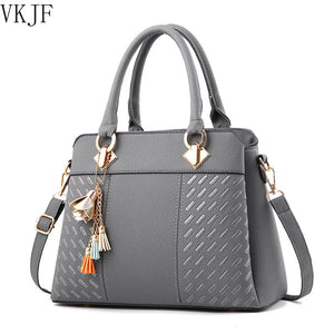 Embroidery Messenger Bags Women Leather Handbags Bags for Women Sac a Main