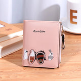 Animal Embroidery Women's Wallet Zero Wallet Casual Wallet