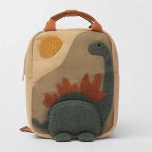 Embroidery Sun Long Neck Small Dinosaur Backpack