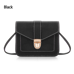 Small Crossbody Bag Embroidery Thread Office Shoulder Handbag