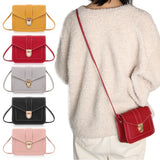 Small Crossbody Bag Embroidery Thread Office Shoulder Handbag