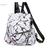 Waterproof Oxford Women Backpack for School