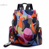 Waterproof Oxford Women Backpack for School