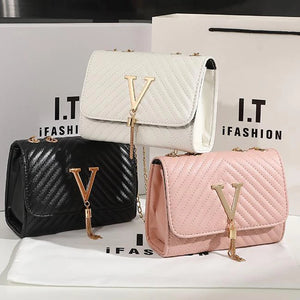 Sequined Tassel Crossbody Bag Women Shoulder Messenger Handbag