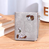 Embroidery Women's Bag Handbag Zero Wallet Print Casual Wallet Women