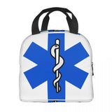EMT Star of Life Insulated Lunch Bag for Women Paramedic Doctor