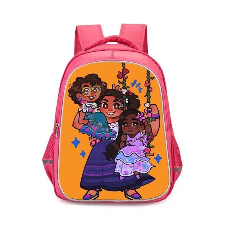 Encanto Backpack Mirabel Madrigal Boys Girls Cartoon SchoolBag