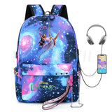 Encanto USB Backpack School Bag Laptop Rucksack Women Men Backbag