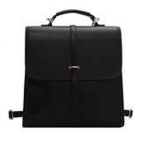 England Style Women's Backpack Soft PU Leather Shoulder Bag Casual Crossbody