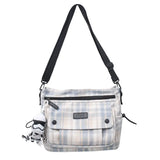 England Style Cotton Shoulder Bag for Women Large Capacity Messenger Bags