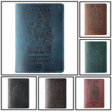 Personalized Leather Passport Cover Canada