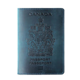 Personalized Leather Passport Cover Canada