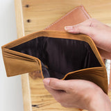 Engraved Trifold Wallet Gift To My Son/Man/Husband Genuine Leather Wallet TY66