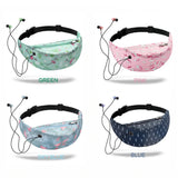 3D Colorful Print Waist Bag Fanny Pack Hip Belt Phone Bag