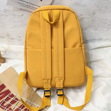 Waterproof Nylon Women Backpack Female Bagpack Teenager Girls School BookBag