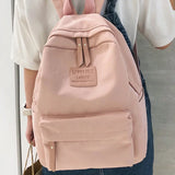 Waterproof Nylon Women Backpack Female Bagpack Teenager Girls School BookBag