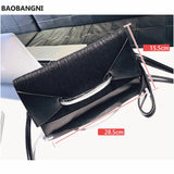 Envelope Clutch Bag Leather Shoulder Purse