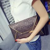 Sparkling Dazzling Envelope Clutch Bag Women Evening Handbag