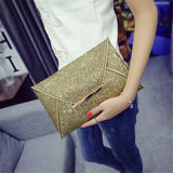 Sparkling Dazzling Envelope Clutch Bag Women Evening Handbag