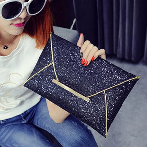 Sparkling Dazzling Envelope Clutch Bag Women Evening Handbag