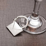 Envelope Metal Keychain Keyring Couples Car Keychain Men Key Chains For Women