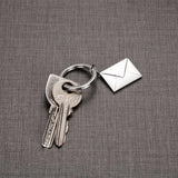 Envelope Metal Keychain Keyring Couples Car Keychain Men Key Chains For Women