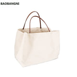 Eco-Friendly Minimalist Canvas Shoulder Handbag