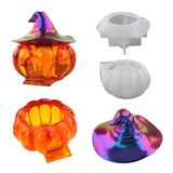 Epoxy Mold Halloween Witch Pumpkin Storage Box Silicone Resin Mold