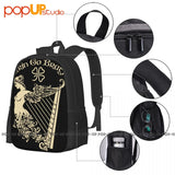 Irish Harp Erin Go Bragh Eire Ireland St. Patricks Backpack