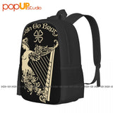 Irish Harp Erin Go Bragh Eire Ireland St. Patricks Backpack
