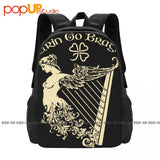 Irish Harp Erin Go Bragh Eire Ireland St. Patricks Backpack