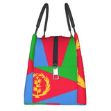 Eritrea Flag Lunch Bag Insulated Portable Travel Work Pinic