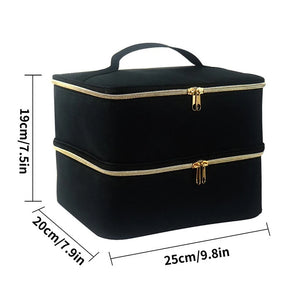 Essential Oil Case Nail Polish Storage Bag Portable Cosmetic Organizer