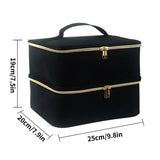 Essential Oil Case Nail Polish Storage Bag Portable Cosmetic Organizer