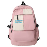 Large Patchwork Waterproof Nylon Cover Shoulders Women backpack Bag