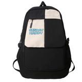 Large Patchwork Waterproof Nylon Cover Shoulders Women backpack Bag