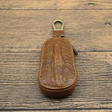Crocodile Key Holder Wallet 100% Leather Unisex Key Organizer Bag
