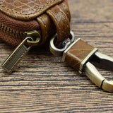 Crocodile Key Holder Wallet 100% Leather Unisex Key Organizer Bag