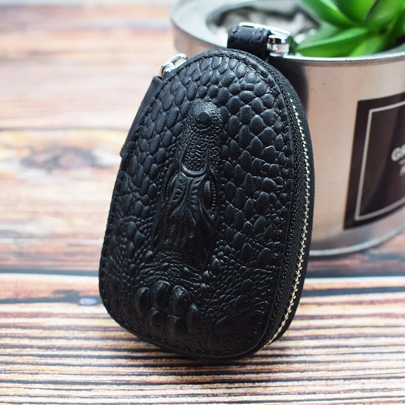 Etaofun Crocodile Key Holder Leather Keys Case Key Purse