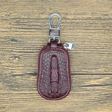 Etaofun Crocodile Key Holder Wallet 100% Leather Unisex Key Organizer Bag