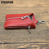 Etaofun Leather Female Key Holder, Retro Housekeeper, Arrvials Women's Keys Case