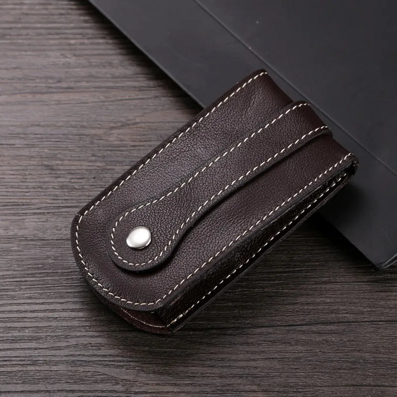 Etaofun Leather Car Key Holder for Men, Vintage Keys Case