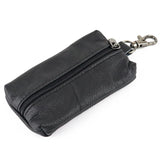 Etaofun Cowhide Zipper Wallet with Key Bag