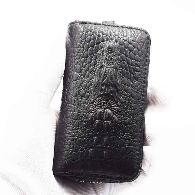 Etaofun Leather Key Holder Wallet Case